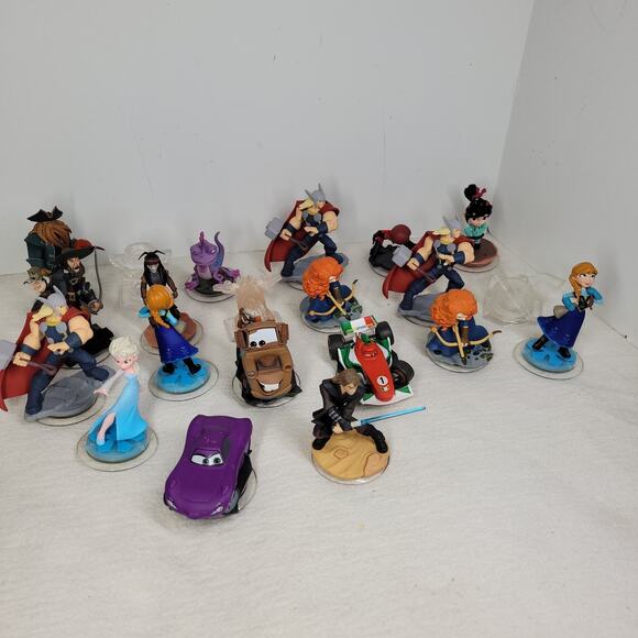 Disney Infinity Lot Cars Thor Marvel Pirates of the Caribbean Video Games Gaming - Picture 3 of 7